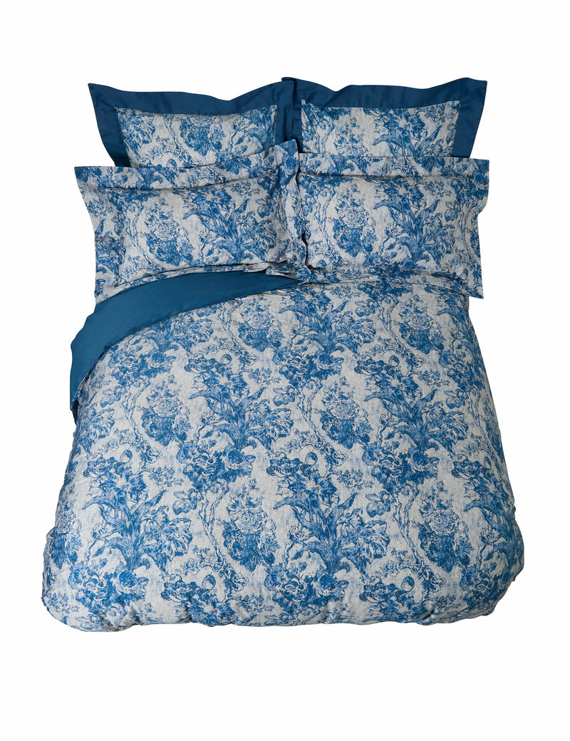 Sanderson Fringed Tulip Toile bedset - British product