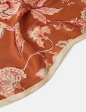 Accessorize satin square scarf floral print, imported from the UK