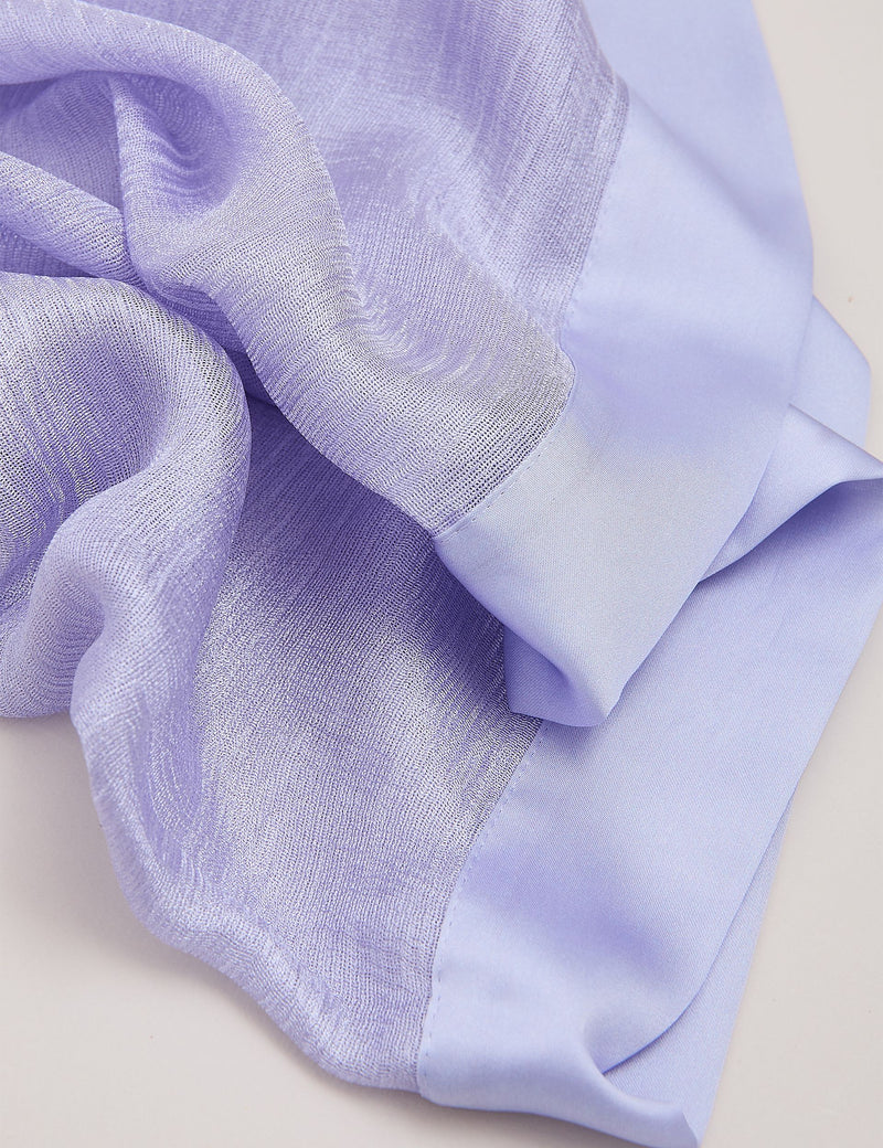 Phase Eight satin trim scarf accessory (British brand)