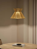 Scallop pleated fabric ceiling lamp shade, imported from the UK