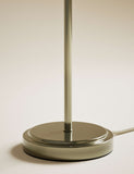 Scallop pleated shade brass base table lamp, imported from the UK
