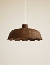 M&S Scallop Rattan Lampshade- Buy online at McGrocer