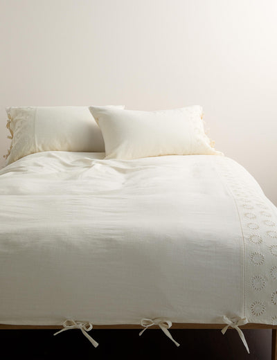 M&S Schiffli Embroidered Panel Bedding Set- Buy online at McGrocer