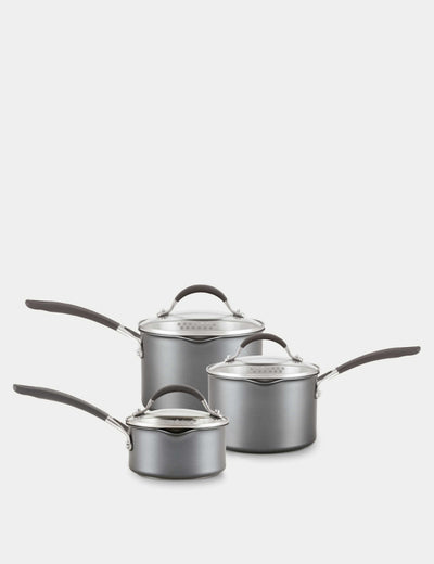M&S Scratch Defense Non-Stick Saucepan Set of 3- Buy online at McGrocer