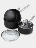 Prestige Scratch Guard Non Stick Saucepan Set of 3 (British brand)
