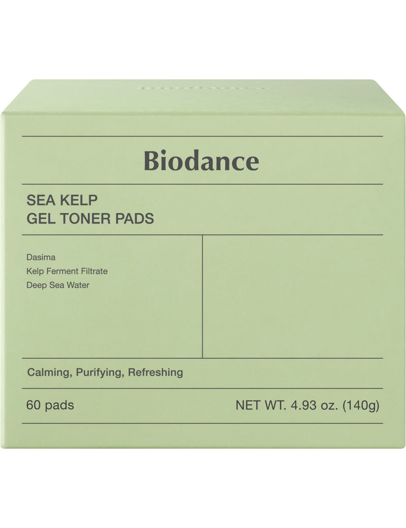 Biodance Sea Kelp gel toner pads 60 pads, UK version