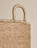 Seagrass large round storage basket, imported from the UK