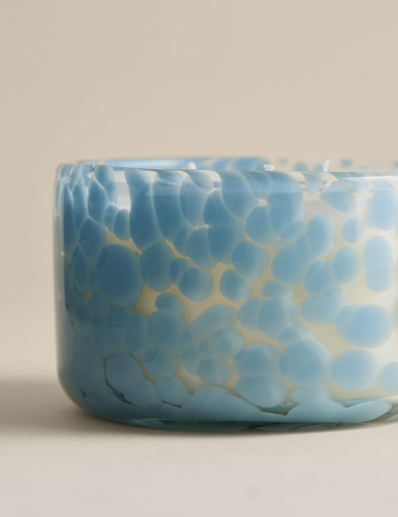 Seasalt and Cedar confetti three-wick candle (British brand)