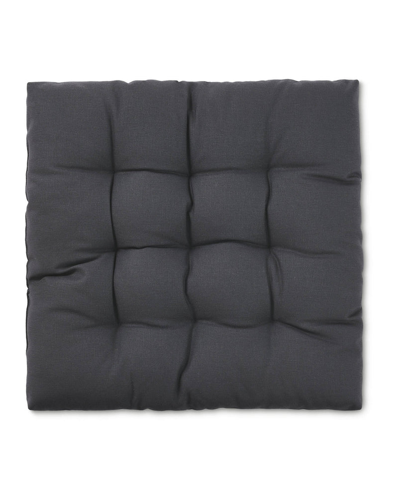Seat Cushions 2 Pack 40cm x 40cm, Square or Round, Grey Print, Anthracite or Beige