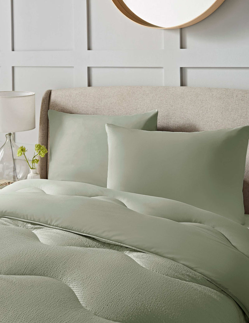 Night Lark seersucker 4.5 tog coverless duvet set (British brand)