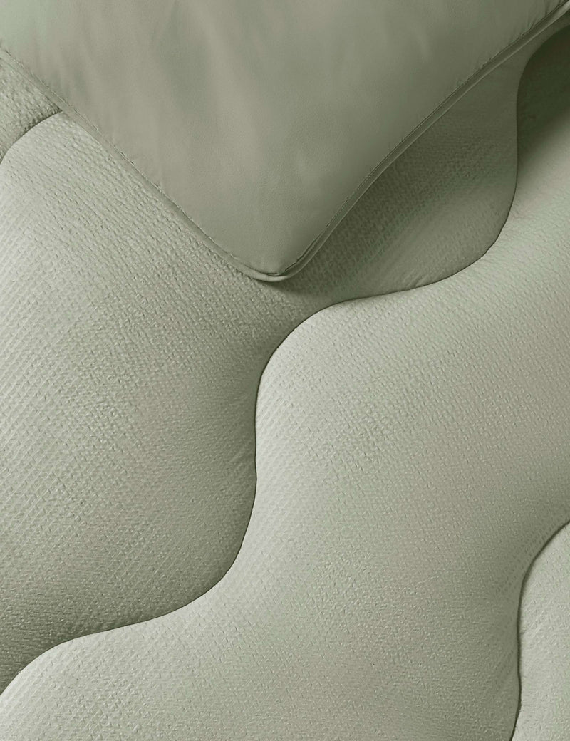 Night Lark seersucker 4.5 tog coverless duvet set (British brand)