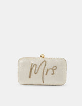 M&S Accessorize Sequin Mrs Clutch Bag- Buy online at McGrocer