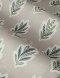 Sanderson Sessile Leaf Pencil Pleat curtains, imported from the UK