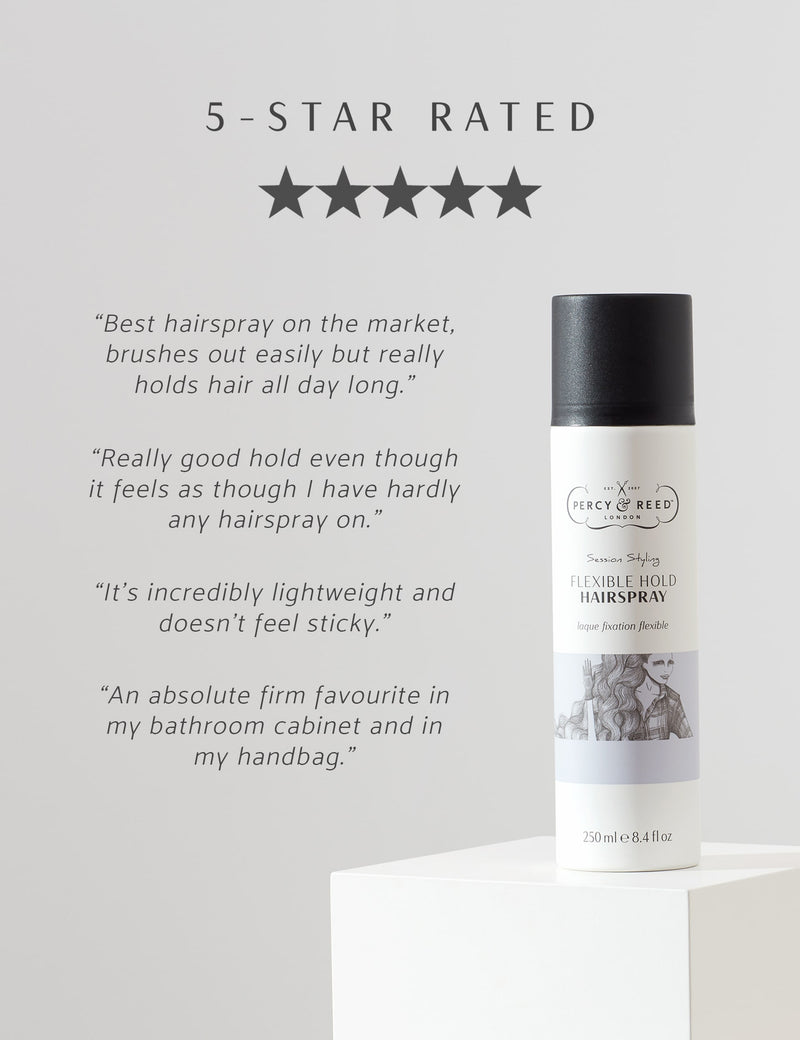Percy & Reed Session Styling Flexible Hold Hairspray 250ml (British brand)