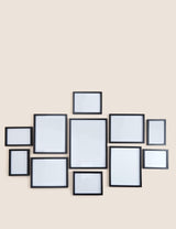 M&S Set of 11 Wood Photo Frames in Multiple Sizes- Buy online at McGrocer