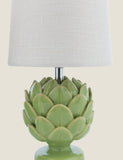Laura Ashley artichoke ceramic table lamp set, UK version
