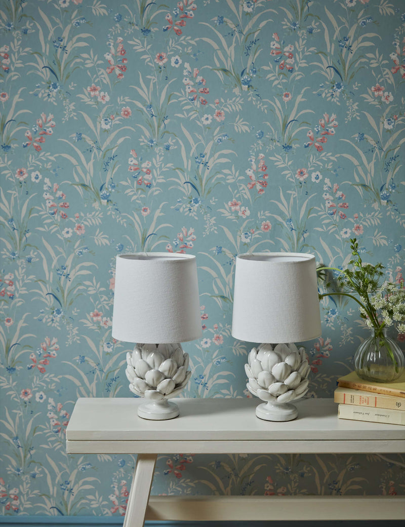 Laura Ashley artichoke table lamps set of two, imported from the UK