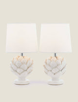 M&S Laura Ashley Set of 2 Artichoke Table Lamps- Buy online at McGrocer