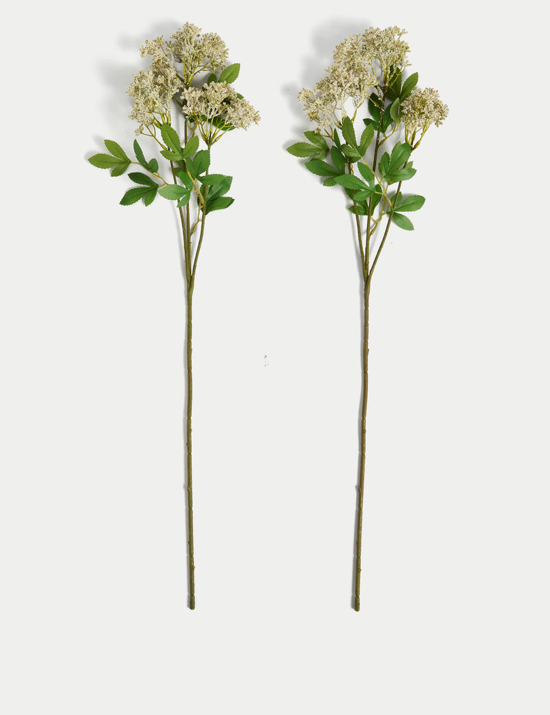 Set of 2 Artificial Cow Parsley Single Stems