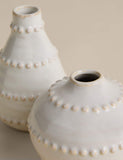 Set of 2 Bobble Bud ceramic vases - British product