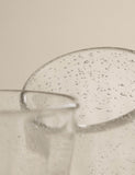 Bubble wine glasses set of 2 with captured bubbles, UK version