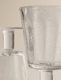 Bubble wine glasses set of 2 with captured bubbles, UK version
