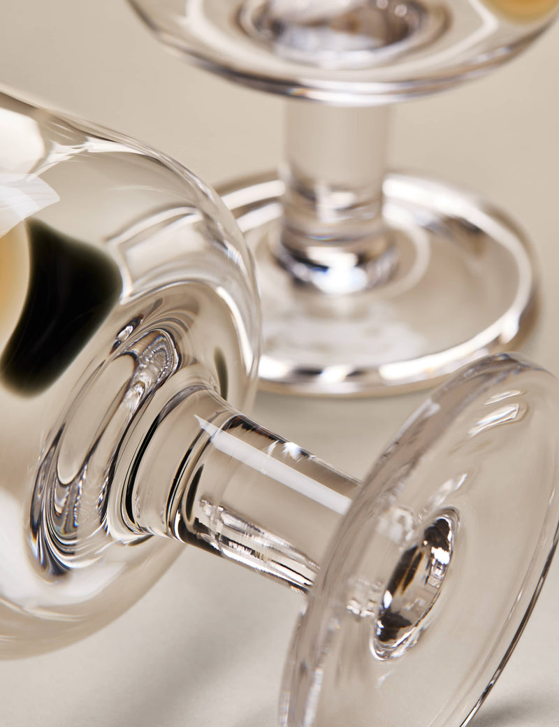 Dot wine glasses set of two, imported from the UK