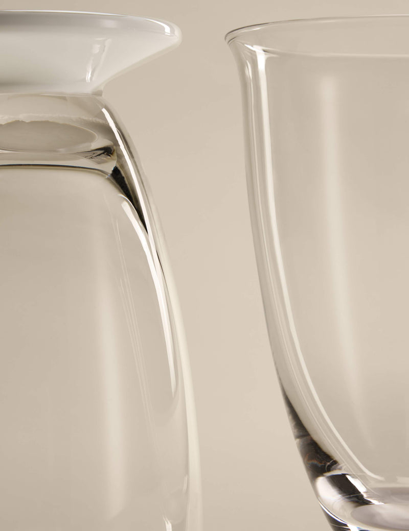 M&S hi ball glasses set of 2 footed - UK version