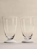 M&S hi ball glasses set of 2 footed - UK version