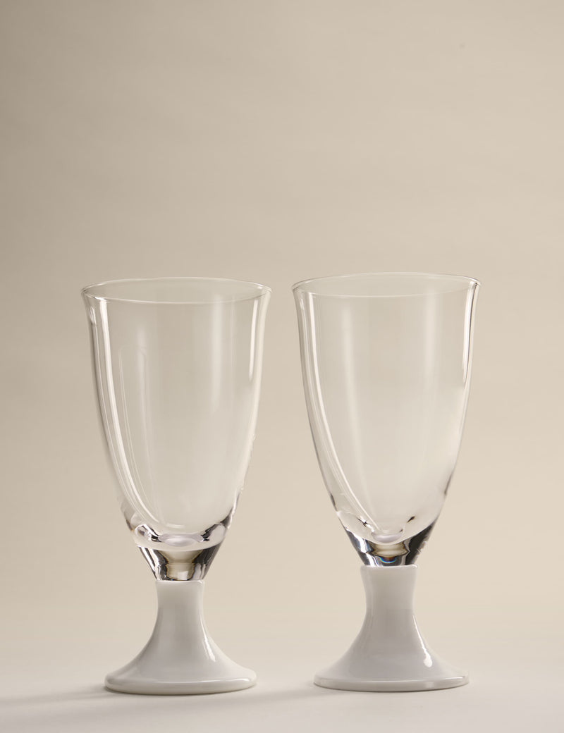 M&S Kelly Hoppen footed wine glasses, imported from the UK