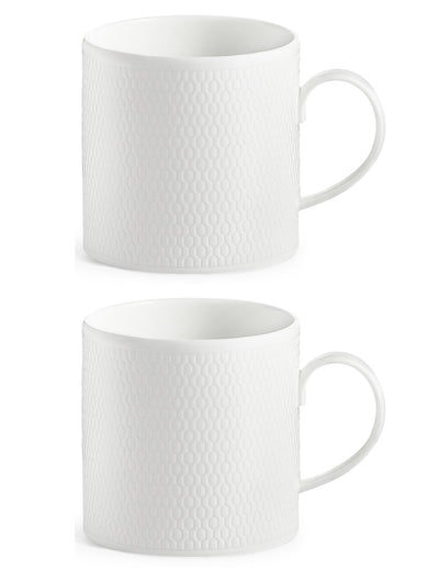 M&S Wedgwood Gio Set of 2 Fine Bone China Mugs- Buy online at McGrocer