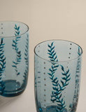 Set of 2 hand painted hi ball glasses - British product