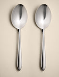 Maxim serving spoons set of 2 stainless steel, imported from the UK