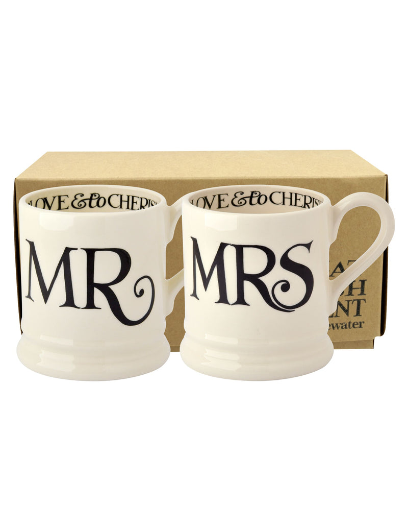 Emma Bridgewater Mr & Mrs Toast Mugs (British brand)