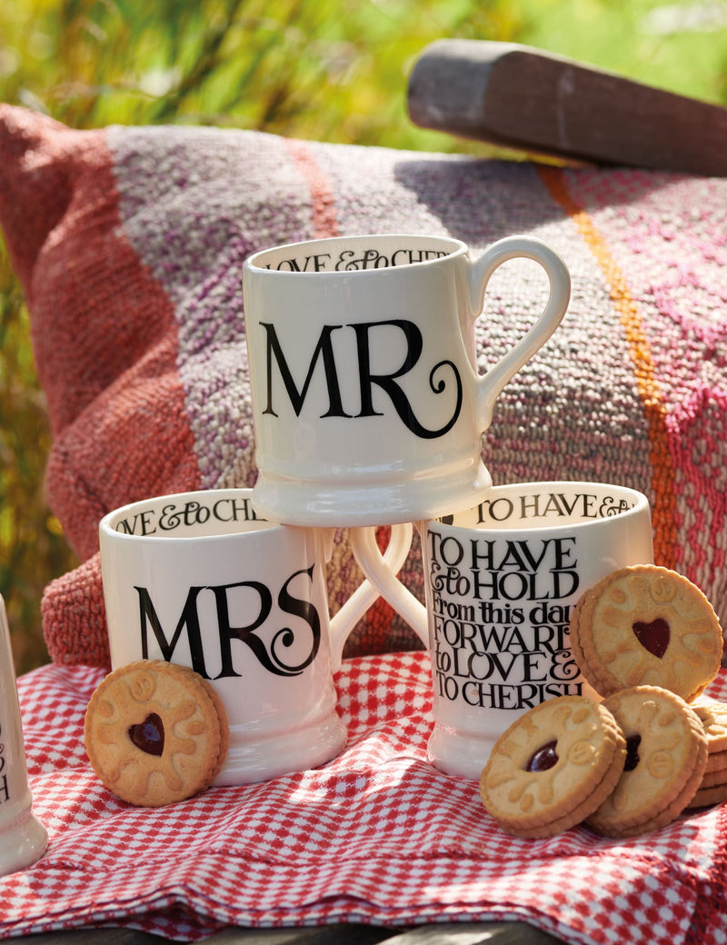 Emma Bridgewater Mr & Mrs Toast Mugs (British brand)