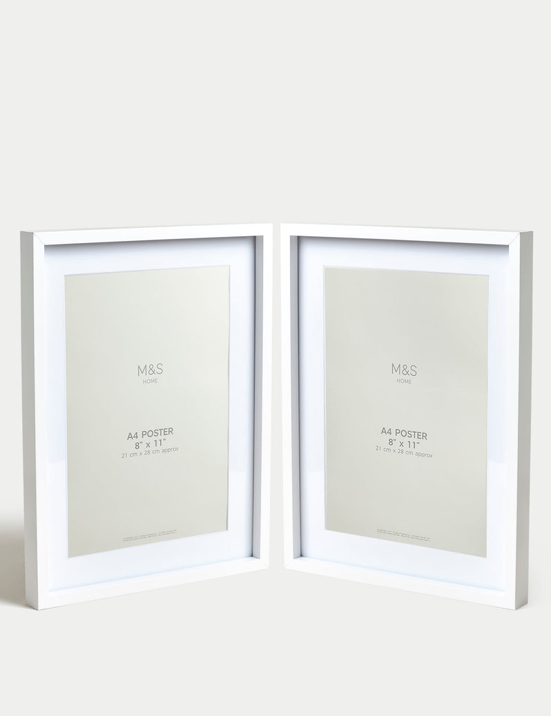Set of 2 A4 photo frames (British brand)