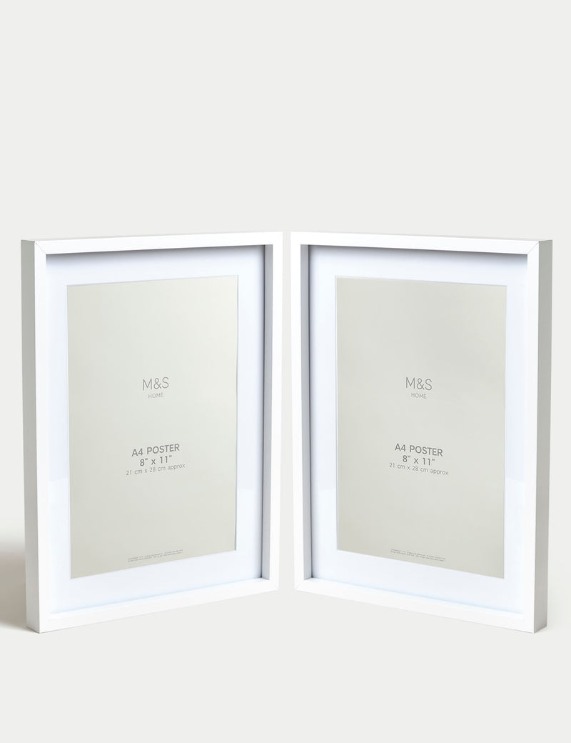Set of 2 A4 photo frames (British brand)