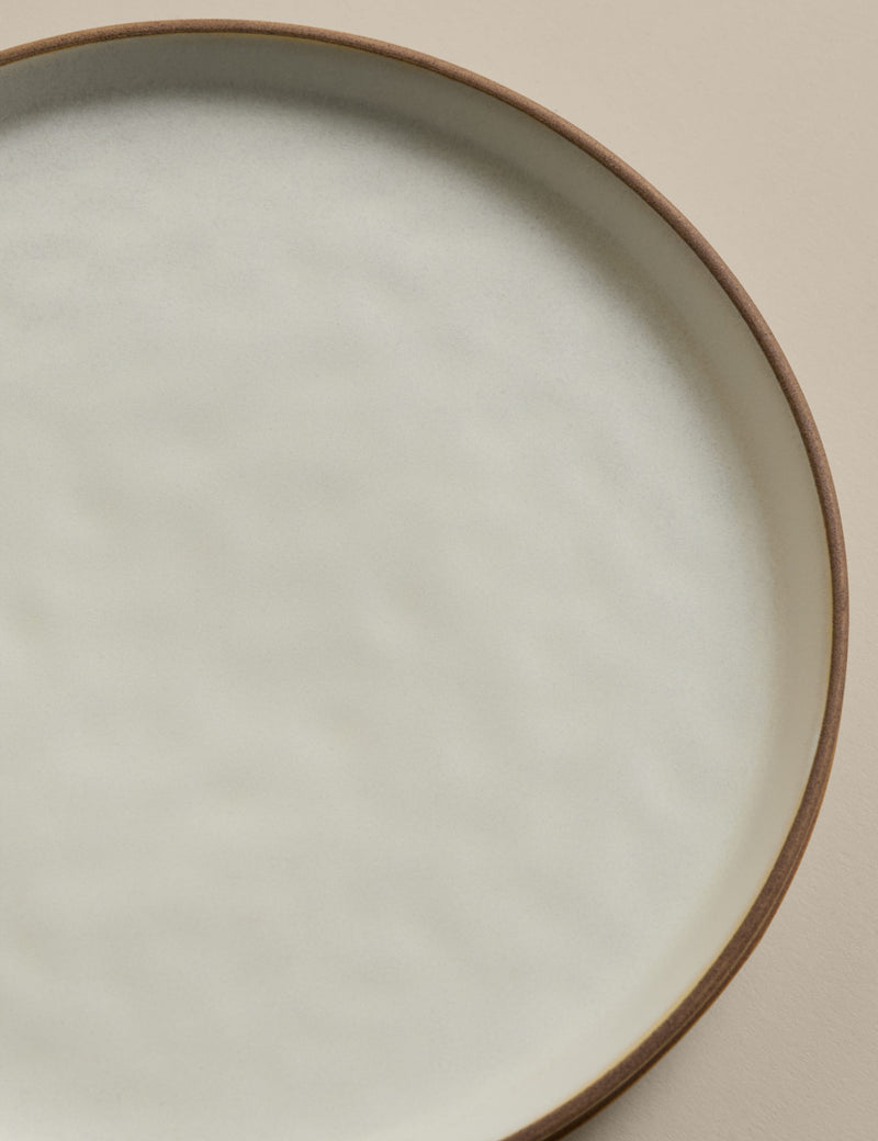 Set of 2 stoneware side plates 21 cm, imported from the UK