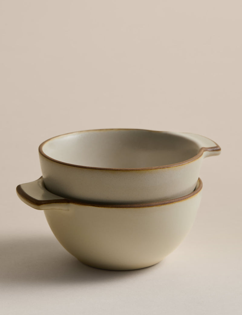 Picky Bits stoneware small handle bowls set of 2 (British brand)