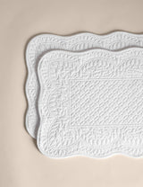M&S Set of 2 Pure Cotton Quilted Placemats- Buy online at McGrocer
