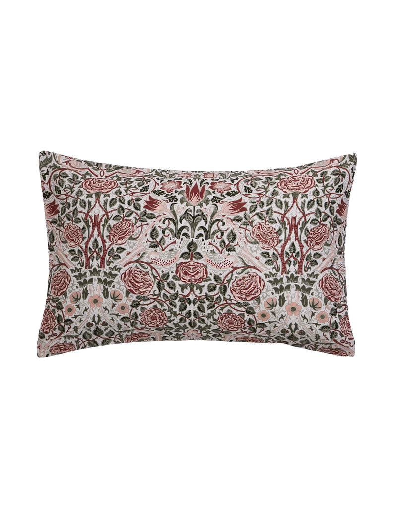 Laura Ashley Pure Cotton Rose Brick pillowcases set of 2, imported from the UK