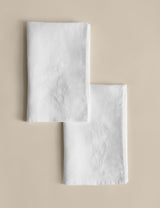 M&S Set of 2 Pure Linen Embroidered Napkins - 45cm x 45cm- Buy online at McGrocer