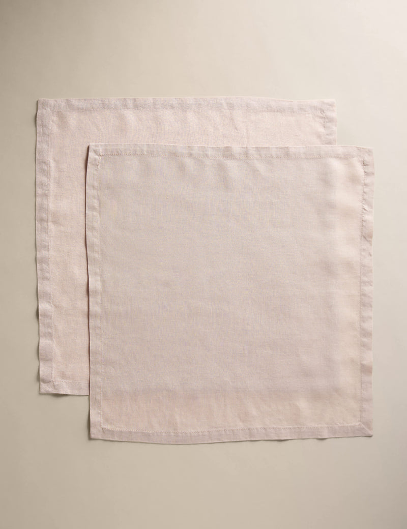 Set of 2 Pure Linen Napkins