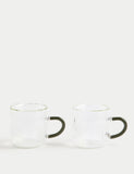 Set of 2 Ribbed Mugs