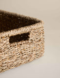 Seagrass rectangular baskets set of 2 (British brand)