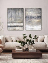 M&S Gallery Direct Set of 2 Torrent Framed Canvas Art- Buy online at McGrocer