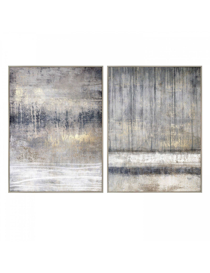 Gallery Direct Torrent framed canvas set, imported from the UK