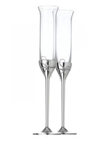 M&S Vera Wang Love Knot Crystal Flutes- Buy online at McGrocer
