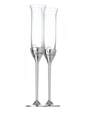 Vera Wang Love Knot crystal flutes set of 2 - British product