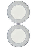 Wedgwood Gio Pinstripe plates set of 2 23.8cm, imported from the UK